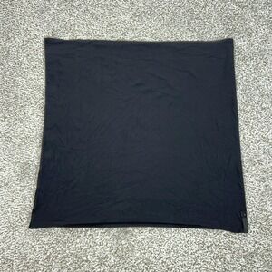 Lululemon Vinyasa Scarf Womens One Size Black Snap Wrap Neck Warmer Sports